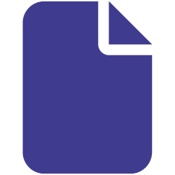 file document icon blue