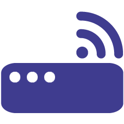 router icon blue