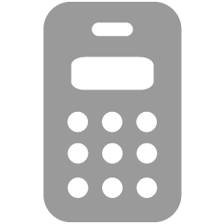 No handset icon grey